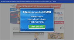 Desktop Screenshot of cosmo-sports.de